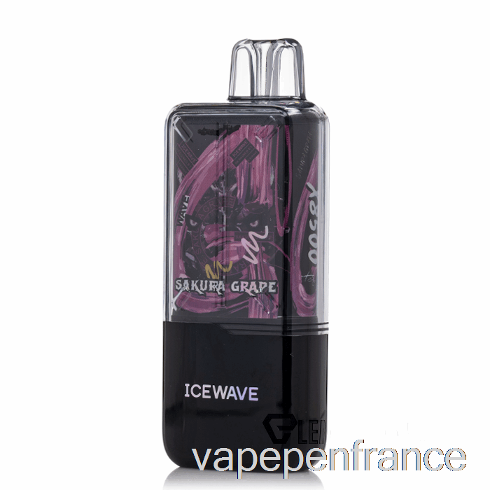 Stylo Vape Jetable Au Raisin Sakura Icewave X8500